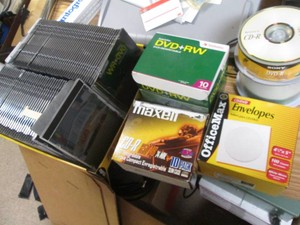 Blank CD and DVD supplies