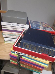 Collection of vintage vinyl record sets