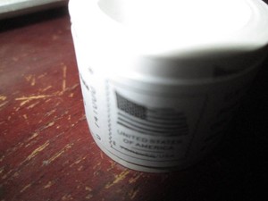 Roll of 100 Forever USPS Flag Stamps