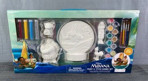 Disney Moana Paint & Style Jumbo Set - Brand New 