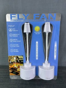 Tech2 Fly Fan 2-Pack with Power Bank and Integrated Lamps - Brand New 