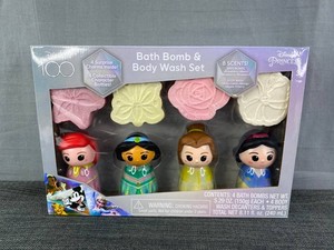 Disney Princess Disney 100 Bath Bomb & Body Wash Set - Brand New 