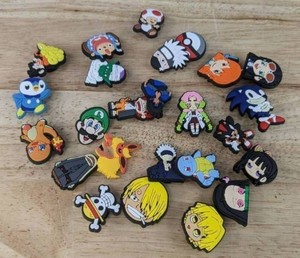 25 Brand New Video Game Character Croc Charms 
