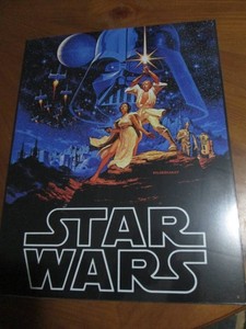 Star Wars metal sign measures 12 x 14 inches