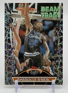 Shaquille ONeal Beam Team 1993 Topps Stadium Club Basketball Card