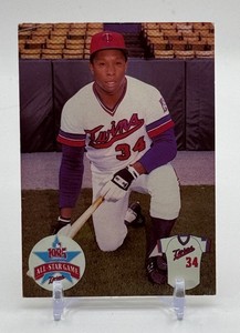 Kirby Puckett RC 1985 Team Issued Rookie Minnesota Twins Baseball Card