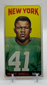 Matt Snell 1965 Topps Tall Boy Vintage Football Card No. 127