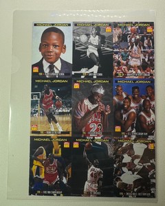 Michael Jordan 1999 Sports Illustrated Kids Full 9-Card Basketball Sheet