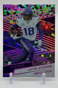Justin Jefferson 35 2025 Revolution Minnesota Vikings Football Card No. 50