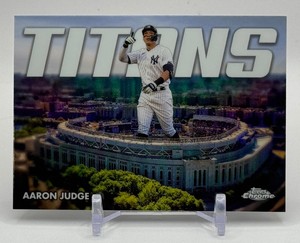 Aaron Judge Titans 2023 Topps Chrome Baseball Card No. CT-11