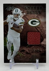 Josh Jacobs 115 2025 Absolute Ground Hoggs Football Card No. GHM-JJA