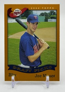 Joe Mauer RC 2002 Topps Minnesota Twins Rookie Baseball Card No. 622