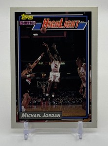 Michael Jordan Highlight 1991-92 Topps Basketball Card No. 3