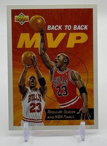 Michael Jordan Back to Back MVP 1992-93 Upper Deck Basketball Card No. 67