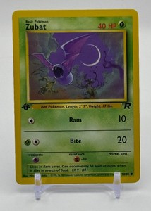 Zubat 1st Edition Pokemon Trading Card