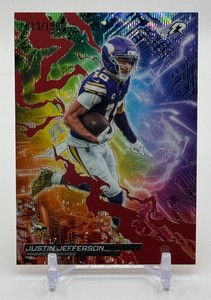Justin Jefferson 199 2026 Topps Resurgence Circuit Breakers Red Minnesota Vikings Football Card No. CB-2