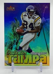 Randy Moss Destination Tampa 2000 Fleer Mystique Minnesota Vikings Football Card