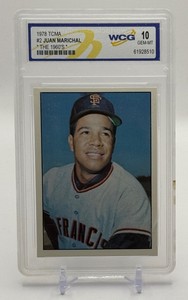 Juan Marichal WCG Gem Mint 10 1978 TCMA The 1960s Graded Slab Baseball Card No. 2