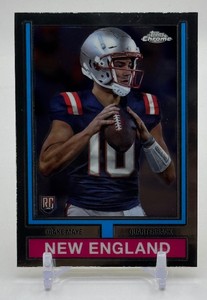 Drake Maye RC 2024 Topps Chrome Rookie Football Card No. 74TF-3