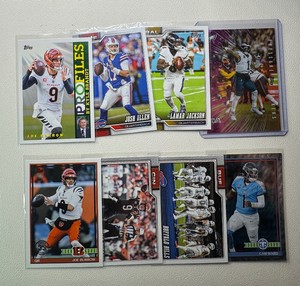 8-Card 2026 Topps Superstar QBParallel Football Card Lot