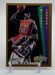 Michael Jordan Slam Dunk 1992-93 Fleer Basketball Card No. 273