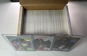 1990-91 NBA Hoops Basketball Card Series 1 Complete Set