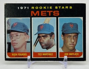 1971 Topps Mets Rookie Stars Vintage Baseball Card No. 648