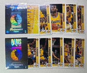 1991-92 McDonalds Open Basketball Card Compete Set