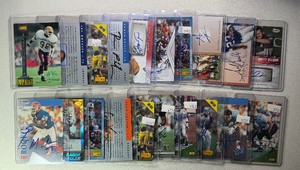20-Card Football Auto Lot (2)