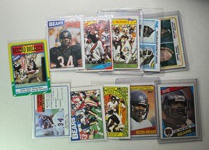 Walter Payton 11-Card Football Card Lot