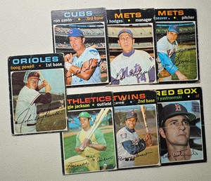 1971 Topps High # and Stars 7-Card Vintage Baseball Card Lot