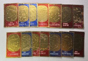 1965 Topps Embossed 14-Card Vintage Baseball Card Lot