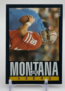 Joe Montana 1985 Topps Football Card No. 157