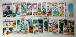 1980 Topps 27-Card Baseball Card Lot w Stars