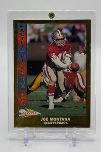Joe Montana 1991 Pacific Picks the Pros Football Card No. 10