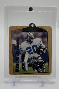 Barry Sanders Big Time Back 1997 Fleer Football Card