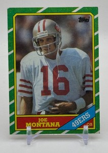 Joe Montana 1986 Topps Football Card No. 156