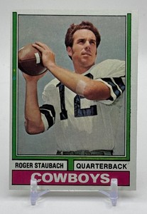 Roger Staubach 1974 Topps Vintage Football Card No. 500