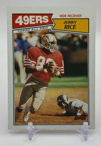 Jerry Rice 1987 Topps Football Card No. 115