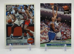 Shaquille ONeal RC 2-Card Rookie Basketball Card Lot