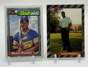 Manny Ramirez RC 2-Card Rookie Baseball Card Lot