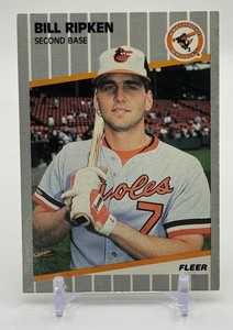 Bill Ripken 1989 Fleer Black Box Covering FF Baseball Card No. 616
