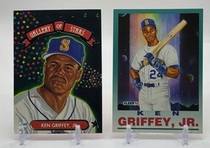 Ken Griffey Jr. 2-Card 1992 Insert Baseball Card Lot