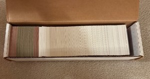 Box of 1991 Upper Deck & 1985 Topps Baseball Cards