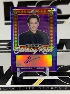 John Cusack Auto 20 2021 Leaf Pop Century Starring Roles Loyd Dobler #SR-JC2 Numbered 1020 Trading Card