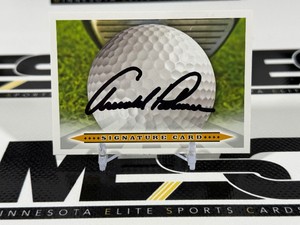 Arnold Palmer Autographed Gold Signature Card