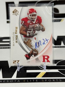 Ray Rice Auto 2010 UD SP Authentic #79 Football Card