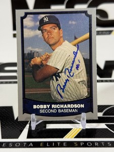 Bobby Richardson Auto 1988 Pacific Baseball Legends #74 Card