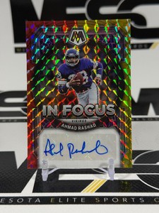 Ahmad Rashad Auto 2023 Mosaic Prizm in Focus #IF-ARA Minnesota Vikings Football Card