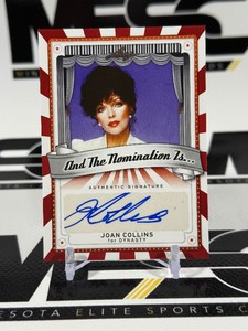 Joan Collins Auto 2013 Leaf And The Nomination Is� #AN-JC1 Trading Card